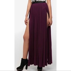 Urban Outfit Double Slit Maxi Skirt